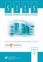 Silesian Journal of Legal Studies. Vol. 6 - pdf
