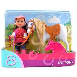 EVI z bialym koniem Evi Pony