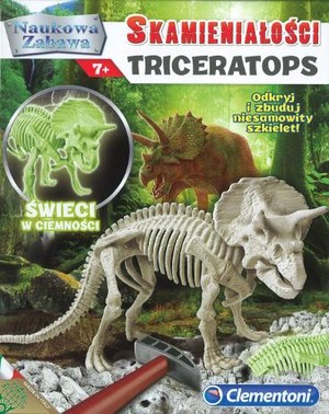 Skamieniałości Triceratops Fluo