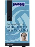 Skin Care Głęboko oczyszczające paski na nos z węglem