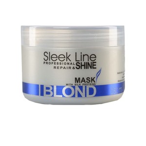 Sleek Line Blond Mask Maska z jedwabiem do włosów blond