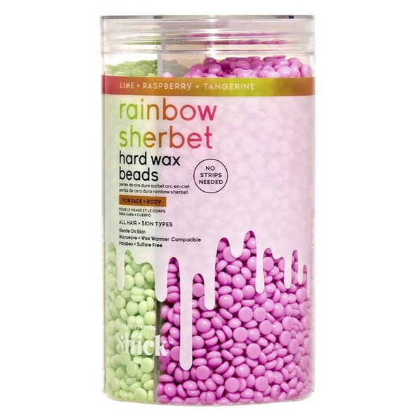 Rainbow Sherbet Heard Wax Beads Wosk do ciała