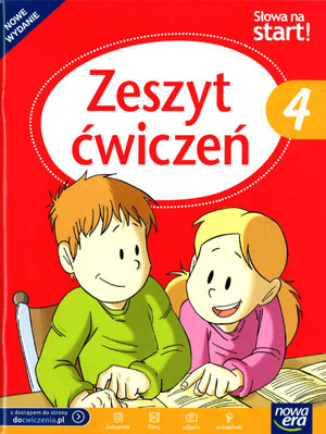 Słowa na start! 4. Zeszyt ćwiczeń do języka polskiego dla szkoły podstawowej