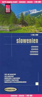 Slowenien Road Map / Słowenia Mapa samochodowa Skala: 1:185 000