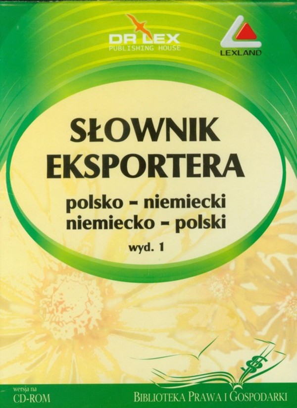 Słownik eksportera polsko-niemiecki, niemiecko-polski - DVD