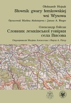 Słownik gwary łemkowskiej wsi Wysowa - mobi, epub, pdf