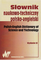 Słownik naukowo-techniczny polsko-angielski wydanie IX
