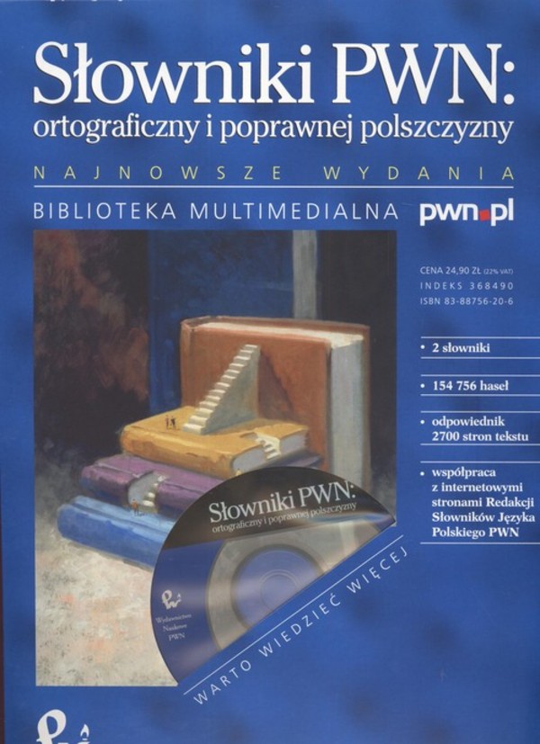 Słowniki PWN: ortograficzny i poprawnej polszczyzny na płycie CD