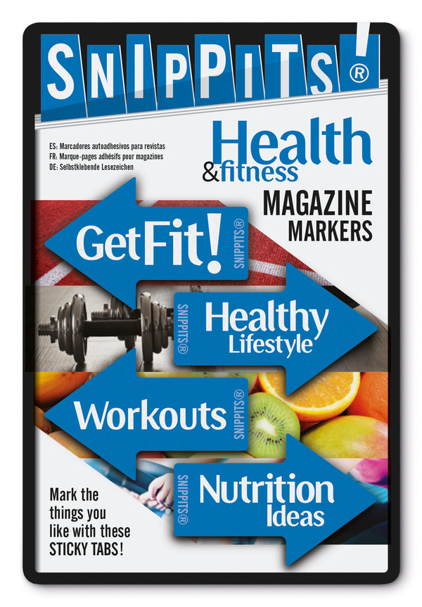 Snippits! Health & fitness - znaczniki zdrowie i fitness