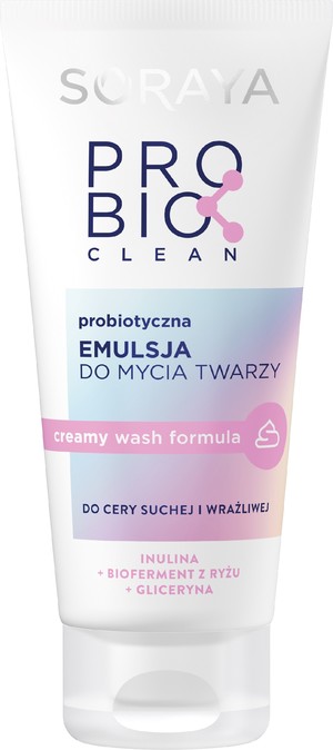 Probio Clean Probiotyczna Emulsja do mycia twarzy do cery suchej i wrażliwej