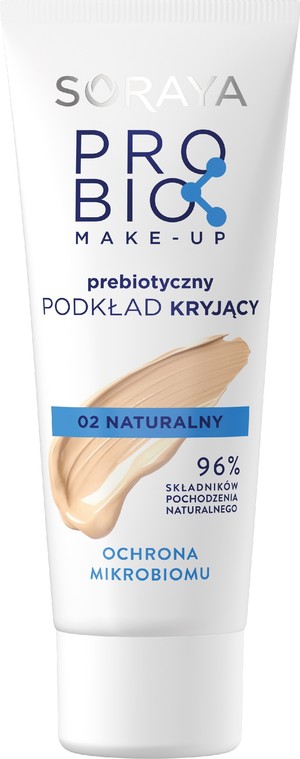 Probio Make-Up 02 Naturalny Prebiotyczny podkład kryjący - ochrona mikrobiomu