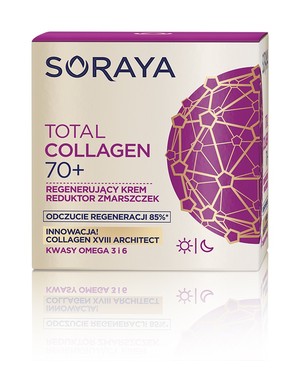 Total Collagen 70+ Krem regenerujący-reduktor zmarszczek na dzień i noc