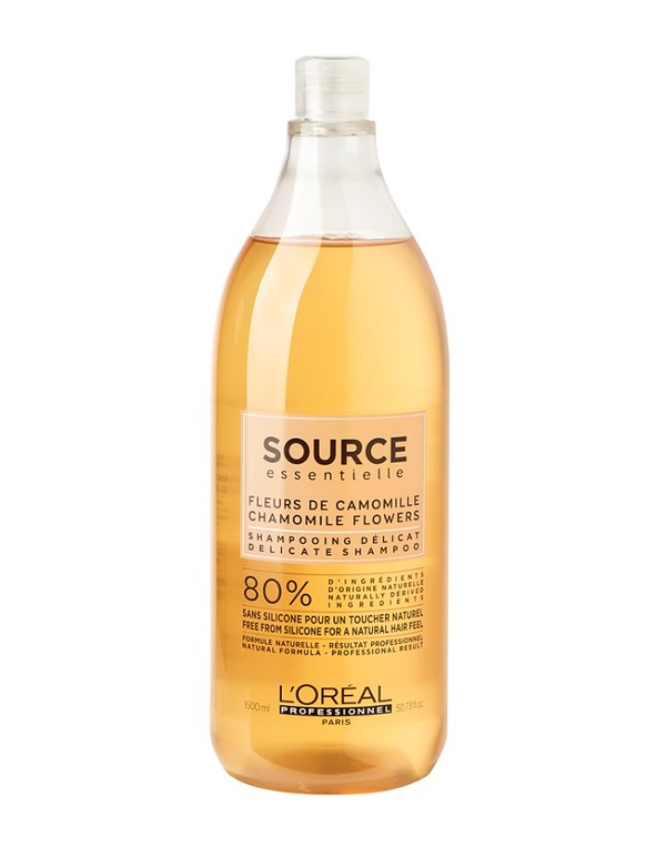 Source Essentielle Delicate Naturalny szampon do delikatnej skóry głowy z Kwiatem Nagietka i Rumianku