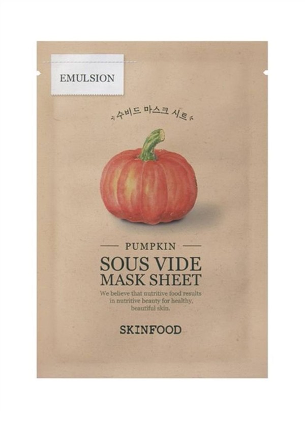 Sous Vide Mask Sheet Emulsion Pumpkin Ujędrniająco-wygładzająca maseczka w płachcie