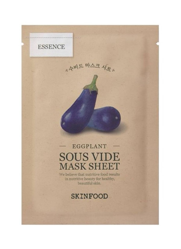 Sous Vide Mask Sheet Essence Eggplant Wygładzająco-nawilżająca maseczka w płachcie
