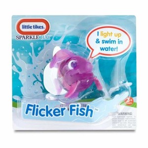 Sparkle Bay Flicker Fish Świecąca rybka do kąpieli fioletowa