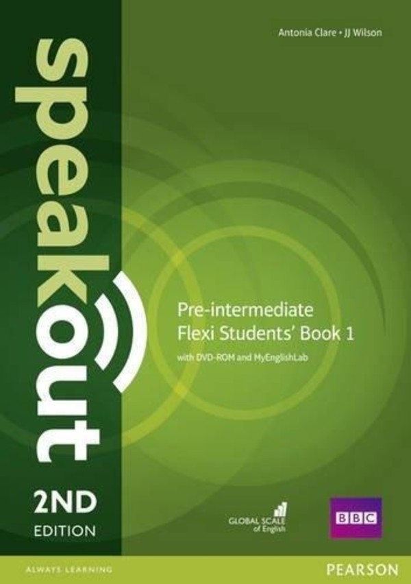 Speakout 2ed Pre-Intermediate Flexi Student`s Book 1 Podręcznik + DVD + MyEngLab