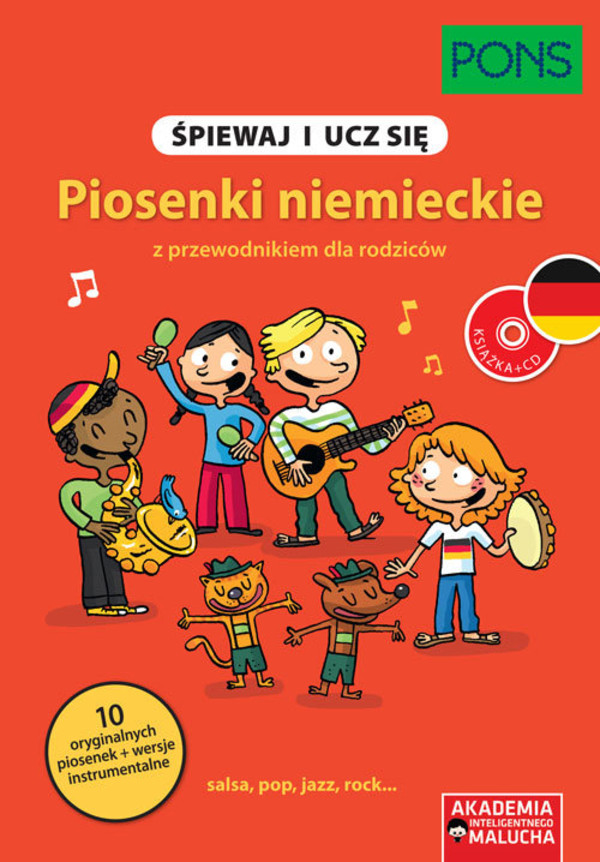 PONS Piosenki niemieckie z przewodnikiem dla rodziców Śpiewaj i ucz się
