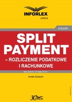 Split payment - rozliczenie podatkowe i rachunkowe - pdf
