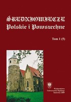 Średniowiecze Polskie i Powszechne. T. 1 (5) - 09