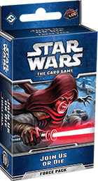 Star Wars LCG - Join Us or Die Fourth Force Pack from Echoes of the Force Cyclle - Wersja Angielska