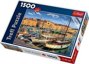Puzzle Stary Port w Saint Tropez 1500 elementów