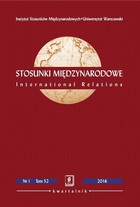 Stosunki Międzynarodowe nr 1(52)/2016 - Stanisław Bieleń: NATO - czas przewartościowań