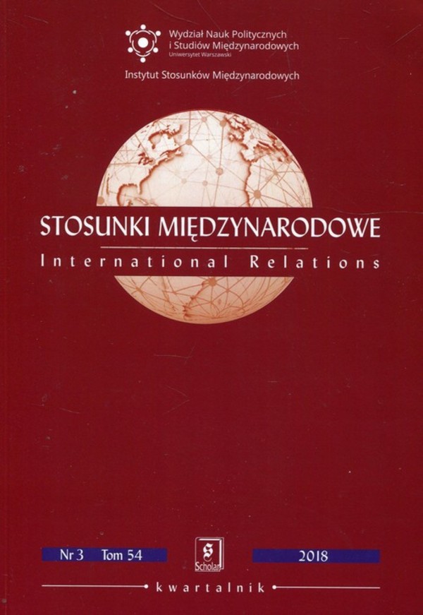 Stosunki Międzynarodowe Nr 3-4 (t. 34) 2006