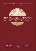 Stosunki Międzynarodowe nr 4(52)/2016 - Alicja Curanović: Symboliczna potęga Rosji w XXI wieku [Russia`s Symbolic Power in the 21st Century]