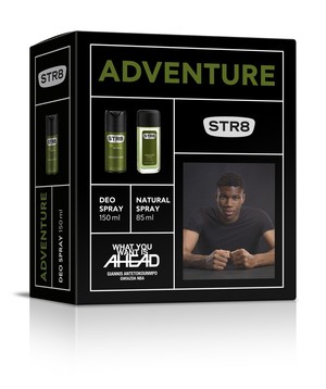 Adventure Zestaw prezentowy dezodorant spray + dezodorant naturalny spray