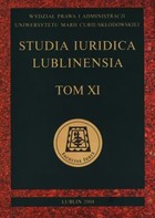 Studia Iuridica Lublinensia tom XI
