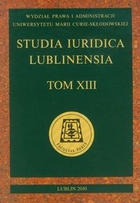 Studia Iuridica Lublinensia tom XIII