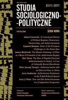 Studia socjologiczno-polityczne 2(07)2017 - pdf