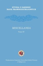 Studia z zakresu nauk prawnoustrojowych. Miscellanea - pdf