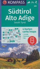 Sudtirol Alto Adige / Tyrol Południowy Mapa turystyczna Skala 1:50 000