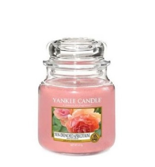 Sun-Drenched Apricot Rose Mała świeca zapachowa w słoiku