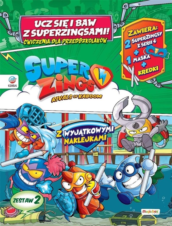 Super Zings Ucz się i baw z SuperZingsami Zestaw 2