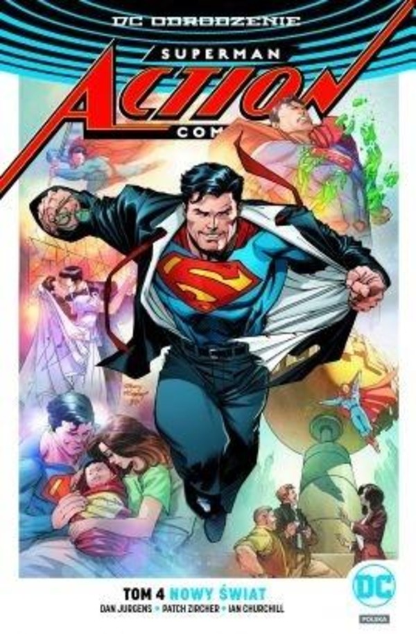 Superman Action Comics Tom 4 Nowy świat DC Odrodzenie