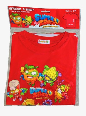 SuperZings T-shirt koszulka Czerwona