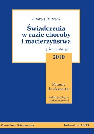 Świadczenia w razie choroby i macierzyństwa 2010