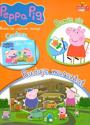 Świnka peppa. Bawię się, czytam, buduję warsztat