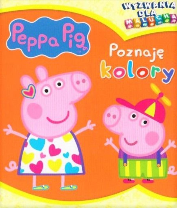 Świnka Peppa Poznaję kolory Wyzwania dla malucha