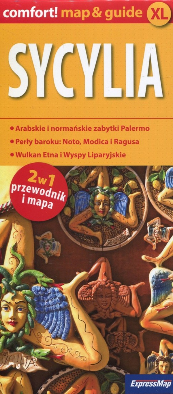 Sycylia Przewodnik i mapa Skala: 1:450 000