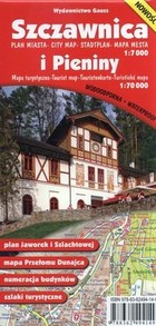 Szczawnica Plan miasta i Pieniny Mapa turystyczna Skala 1:7 000 / 1:70 000