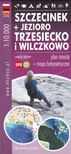 Szczecinek, Jezioro Trzesiecko i Wilczkowo Skala 1:10 000