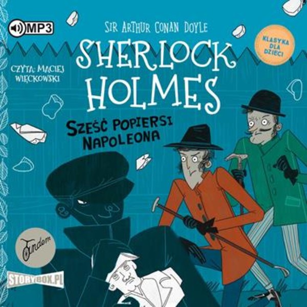 Sześć popiersi Napoleona Audiobook CD Audio Klasyka dla dzieci Sherlock Holmes Tom 13