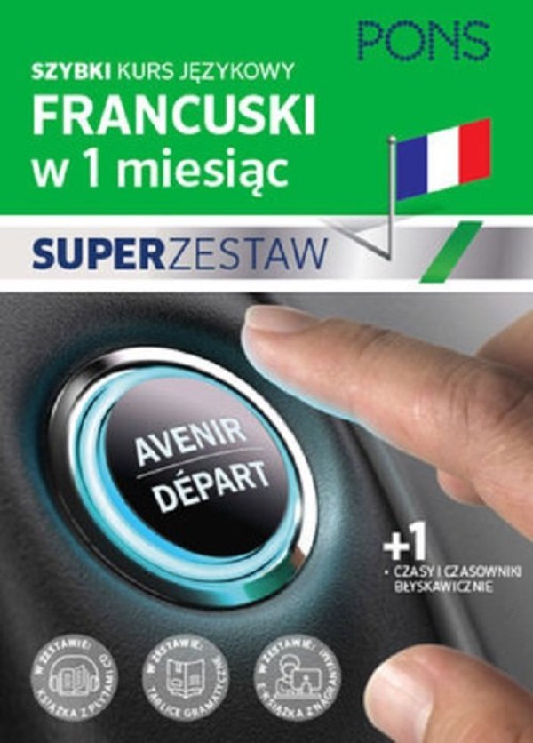 Szybki kurs francuski w 1 miesiąc SuperZestaw