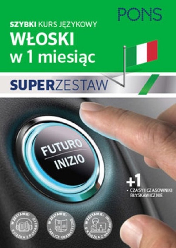Szybki kurs Włoski w 1 miesiąc SuperZestaw