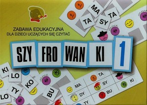 Szyfrowanki 1 zabawa edukacyjna dla dzieci uczących się czytać