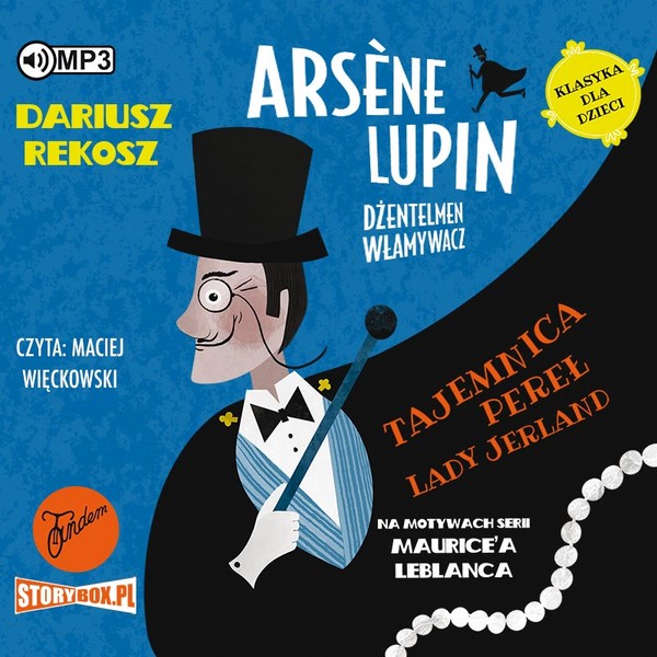 Tajemnica pereł Lady Jerland Audiobook CD Audio Arsene Lupin dżentelmen włamywacz Tom 1
